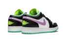 Air Jordan 1 Low GS "Black / Violet Shock / Green Glow"