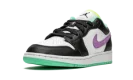 Air Jordan 1 Low GS "Black / Violet Shock / Green Glow"