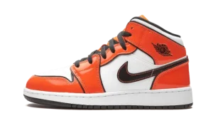 Air Jordan 1 Mid SE GS "Turf Orange"