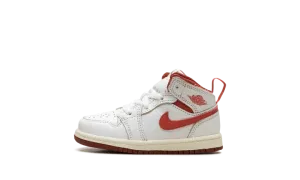Air Jordan 1 Mid SE TD "White Dune Red" FJ3466 160
