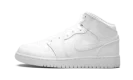 Air Jordan 1 Mid GS "Triple White"