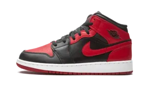 Air Jordan 1 Mid GS "Banned 2020" 554725 074