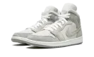AIR JORDAN 1 MID SE WMNS "Grey Fleece" DO7139 002