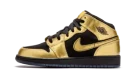 Air Jordan 1 Mid GS "Metallic Gold Coin"