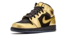 Air Jordan 1 Mid GS "Metallic Gold Coin"