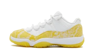 AIR JORDAN 11 LOW WMNS "Yellow Snakeskin"