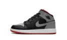 AIR JORDAN 1 MID GS "Black Grey Red"
