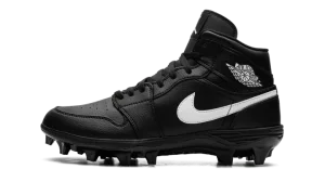 Jordan 1 Mid Cleat "Black / White"