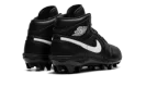 Jordan 1 Mid Cleat "Black / White"