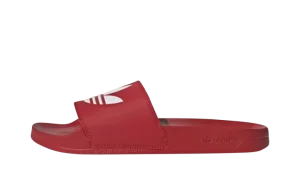 ADILETTE LITE SLIDES "RED WHITE"