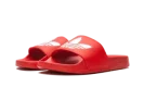 ADILETTE LITE SLIDES "RED WHITE"