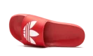 ADILETTE LITE SLIDES "RED WHITE"
