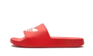 ADILETTE LITE SLIDES "RED WHITE"