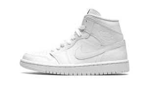 AIR JORDAN 1 MID WMNS "White Snakeskin"