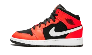 Air Jordan 1 Mid GS "Infrared" 554725 061