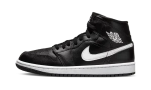 AIR JORDAN 1 MID WMNS "Black / White"