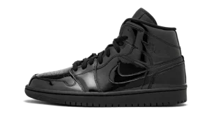 AIR JORDAN 1 MID WMNS "Black Patent Leather"