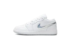 Air Jordan 1 Low GS "Glitter Swoosh" FQ9112 100