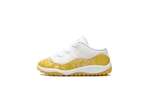 Air Jordan 11 Low TD "Yellow Snakeskin"