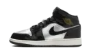Jordan 1 Mid SE GS "Black Metallic Silver Sail Metallic Gold" FZ3938 001