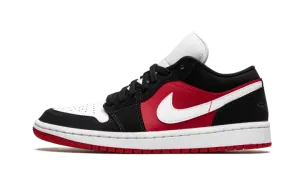 AIR JORDAN 1 LO WMNS "Black / White / Gym Red"