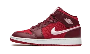 Air Jordan 1 Mid SE GS "Red Quilt" AV5174 600