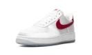 AIR FORCE 1 LO '07 WMNS "Satin White Varsity Red"