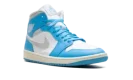 Jordan 1 Mid WMNS "Dark Powder Blue White Sail Neutral Grey"