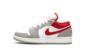 Air Jordan 1 Low SE GS "Smoke Grey Gym Red"