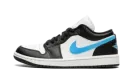 AIR JORDAN 1 LOW WMNS "Black / University Blue" DC0774 041