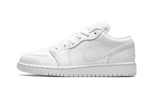 Air Jordan 1 Low GS "Triple White"