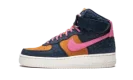 AIR FORCE 1 HI PRM SUEDE WMNS "Dynamic Pink"
