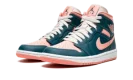 AIR JORDAN 1 MID WMNS "Dark Teal Green"