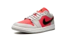 AIR JORDAN 1 LO WMNS "Light Iron Ore / Siren Red"
