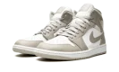 Air Jordan 1 Mid "Linen / College Grey"