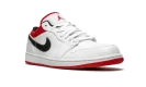 Air Jordan 1 Low "White University Red"