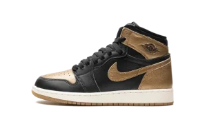 Air Jordan 1 GS "Black Metallic Gold"
