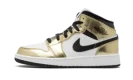 Air Jordan 1 Mid SE GS "Metallic Gold"