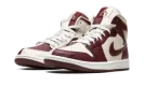 AIR JORDAN 1 WMNS "Split Cherrywood Red"