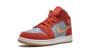Jordan 1 Mid SE GS "Denim / Red Suede"