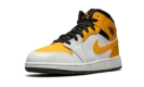 Jordan 1 Mid GS "White / University Gold"