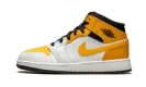 Jordan 1 Mid GS "White / University Gold"