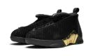 Air Jordan 15 Retro DB GS "BLACK WHITE - METALLIC GOLD"