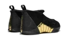 Air Jordan 15 Retro DB GS "BLACK WHITE - METALLIC GOLD"