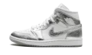 Air Jordan 1 Mid SE WMNS "Metallic Silver"