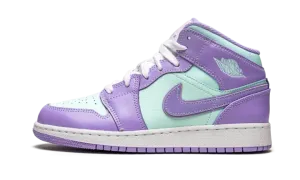 Air Jordan 1 Mid GS "Purple Pulse / Arctic Punch" 554725 500