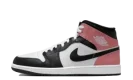 Jordan 1 Mid "White Rust Pink Black"