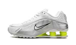 Shox R4 WMNS "White Metallic Silver Volt"