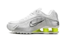 Shox R4 WMNS "White Metallic Silver Volt"
