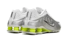 Shox R4 WMNS "White Metallic Silver Volt"